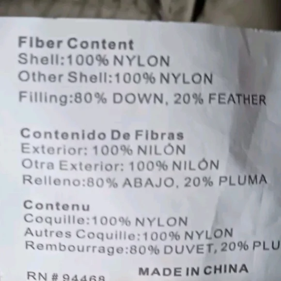 Halifax Traders PURPLE Ultralight Packable/washable Down Jacket Coat Women's L - Picture 8 of 8